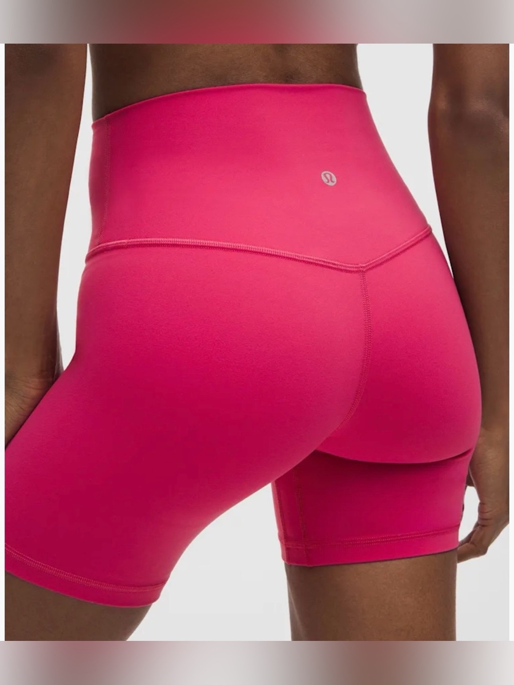 Lululemon Align High Rise 6” Short In Bright Pink Size 2 - WORN ONCE EUC